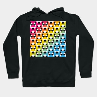 Rainbow Triangle Pattern v4 Hoodie